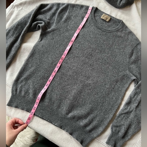 Men’s 100% Cashmere Crewneck Sweater - Picture 5 of 10